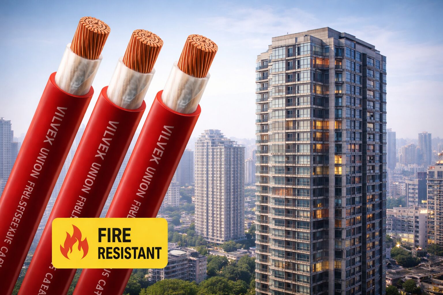 Vilvex Fire-Resistant Cables for Multi-Storey Buildings: A High-Rise Safety Guide