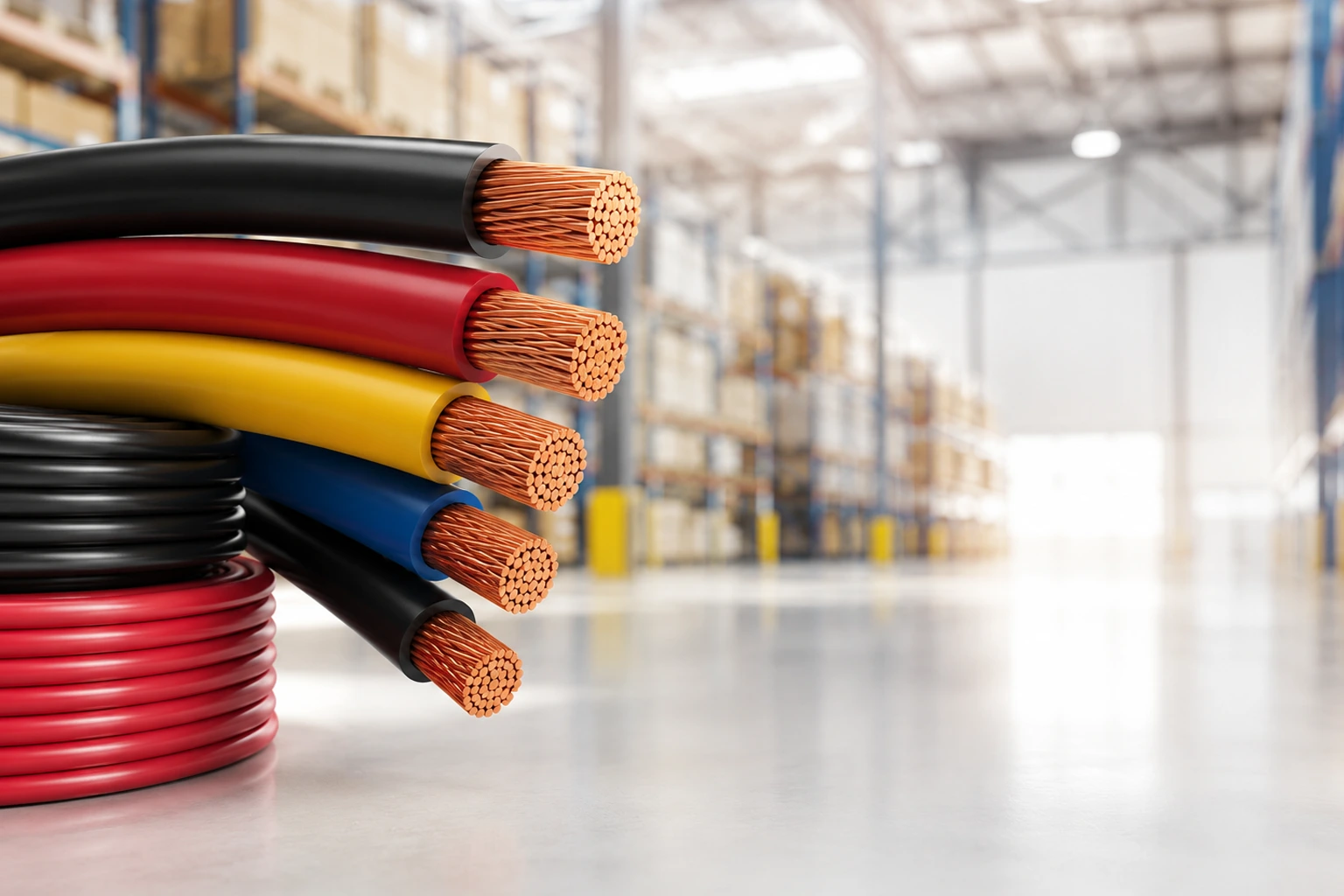 warehouse electrical cables in Kerala